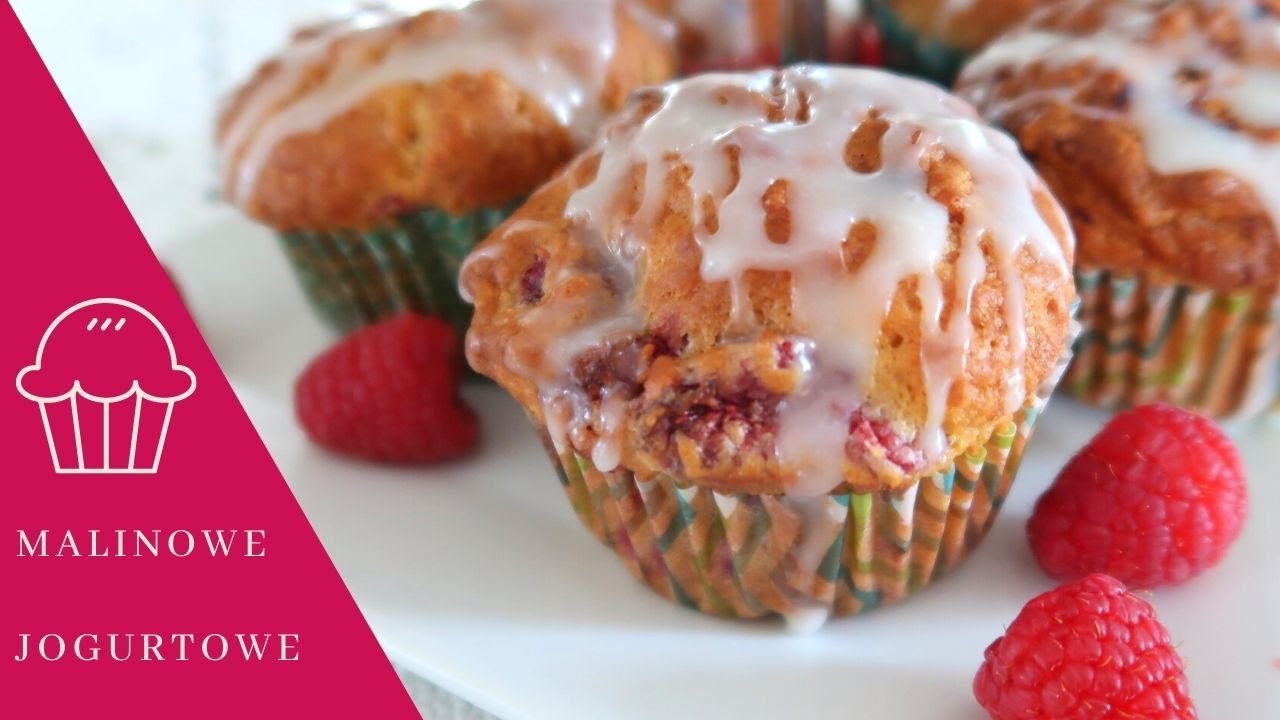 MUFFINY JOGURTOWE - MALINOWE