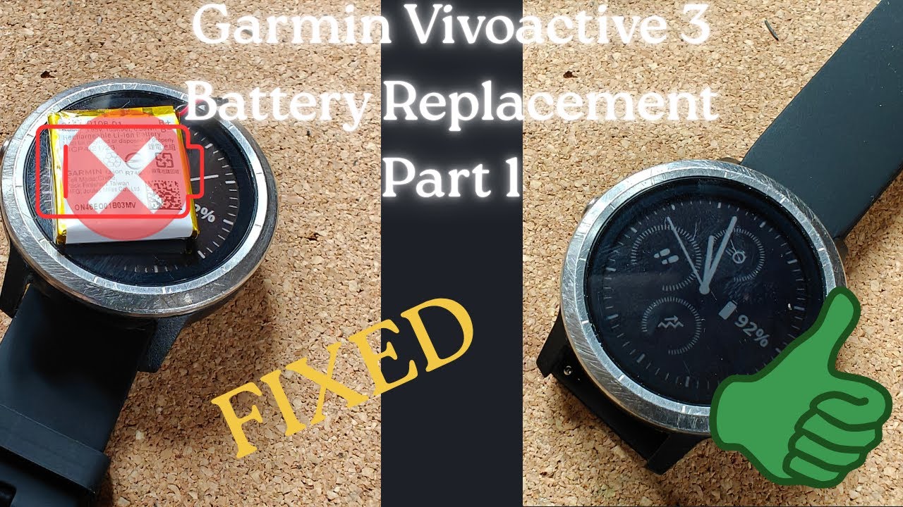 How to replace the battery on a Garmin Vivoactive 3 Sports Watch | Step-by-step guide - Part 1