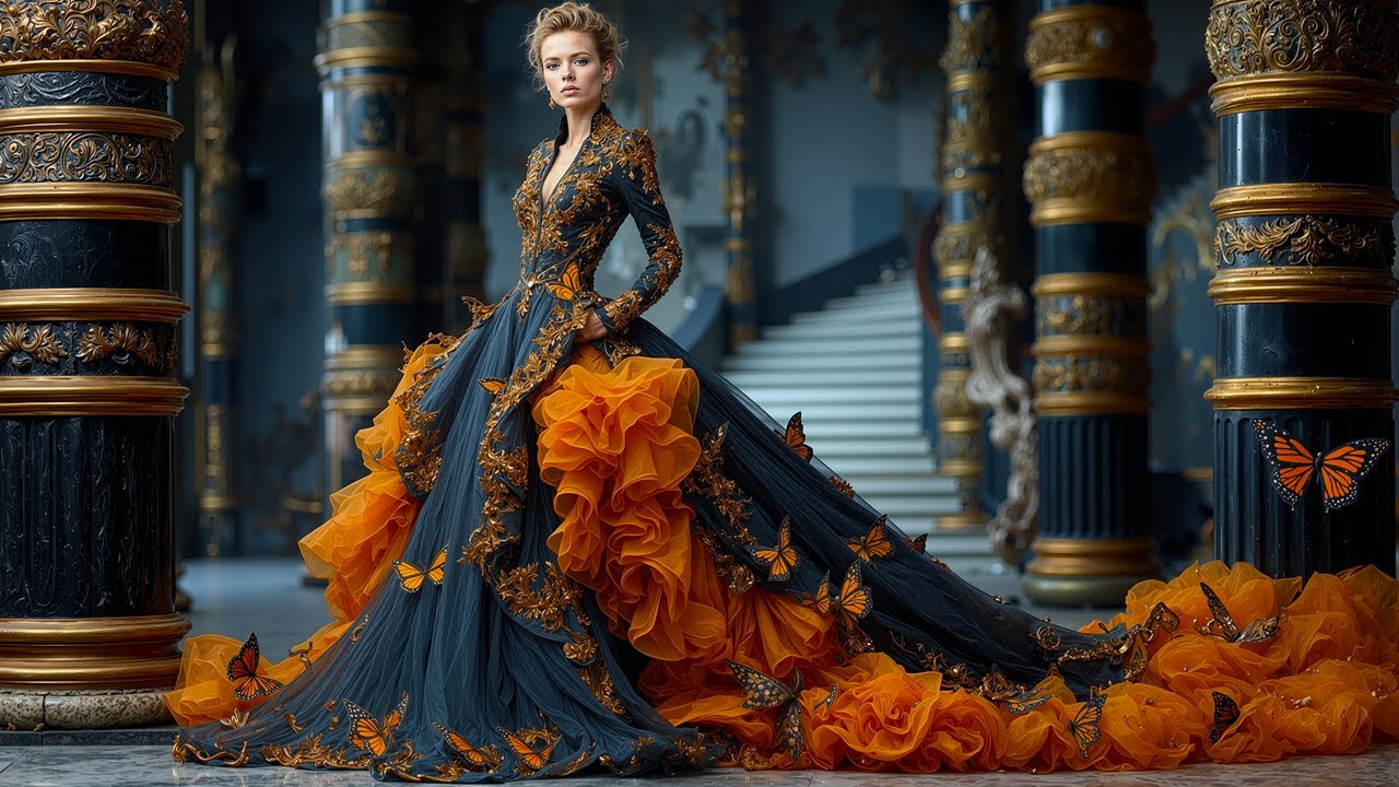 Autumn Ball Magic A Gothic Fairytale | Fantasy Dreamlike | AI Video