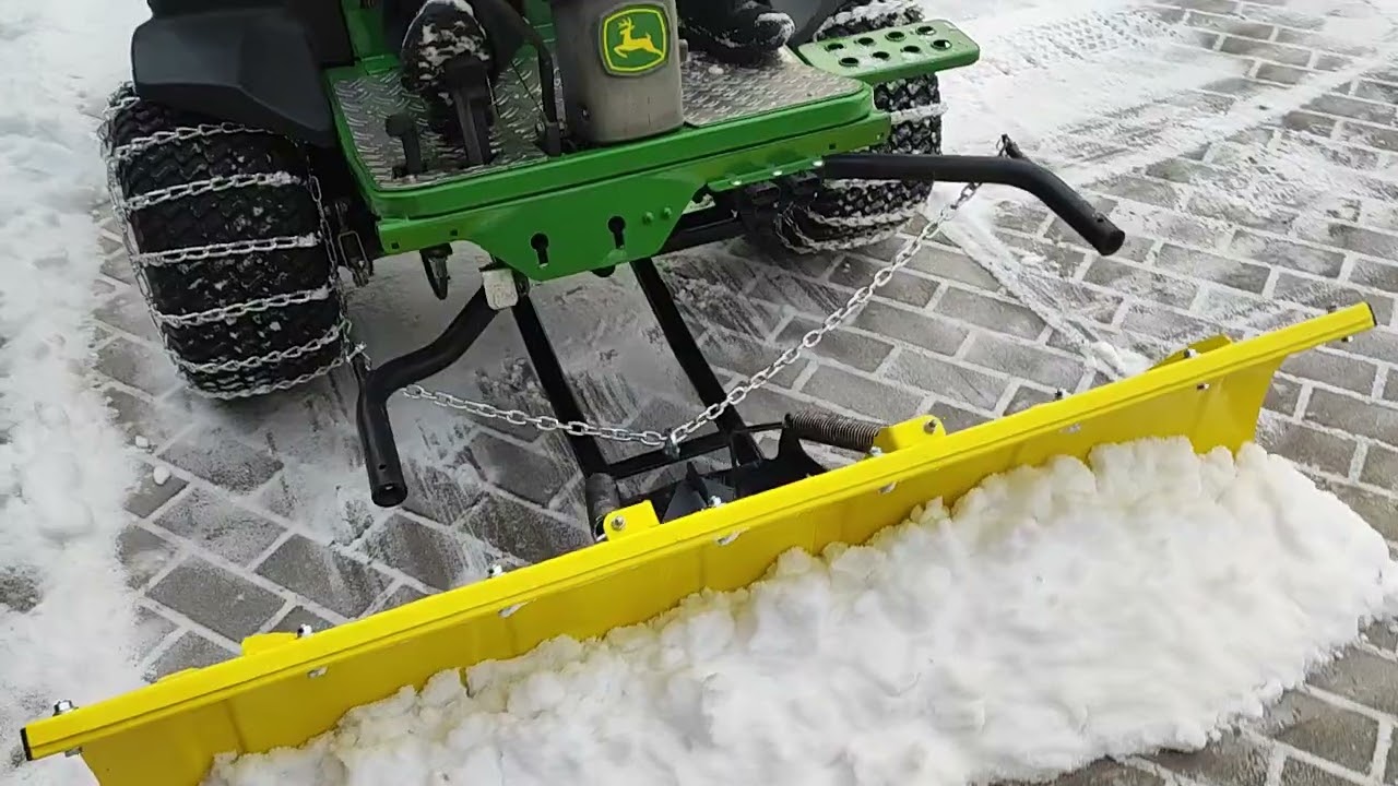 John Deere - upgrade to a snow plow