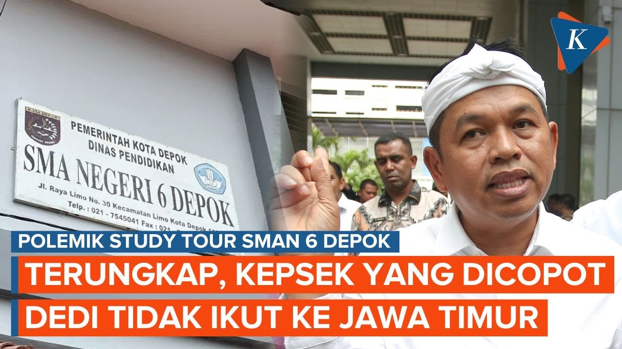 Polemik Study Tour SMAN 6 Depok, Kepsek yang Dicopot Dedi Mulyadi Ternyata Tidak Ikut