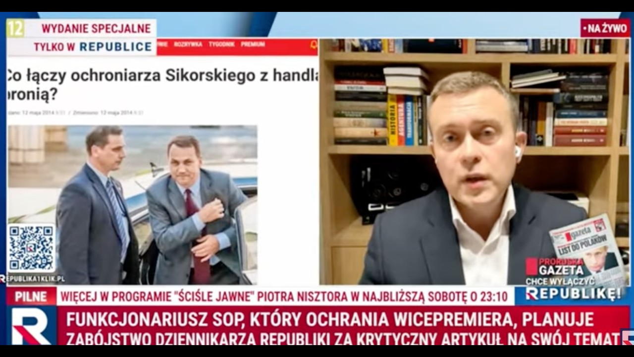 PILNE! Funkcjonariusz SOP chciał zabić dziennikarza Republiki. "Połamać nogi i podpalić ciało"