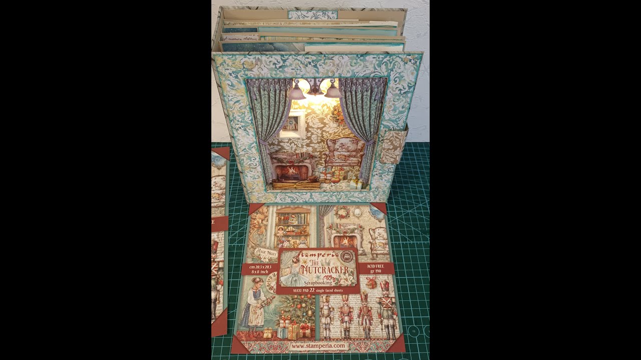 Le dernier Noël Casse-Noisette #scrapbooking #stamperia #album