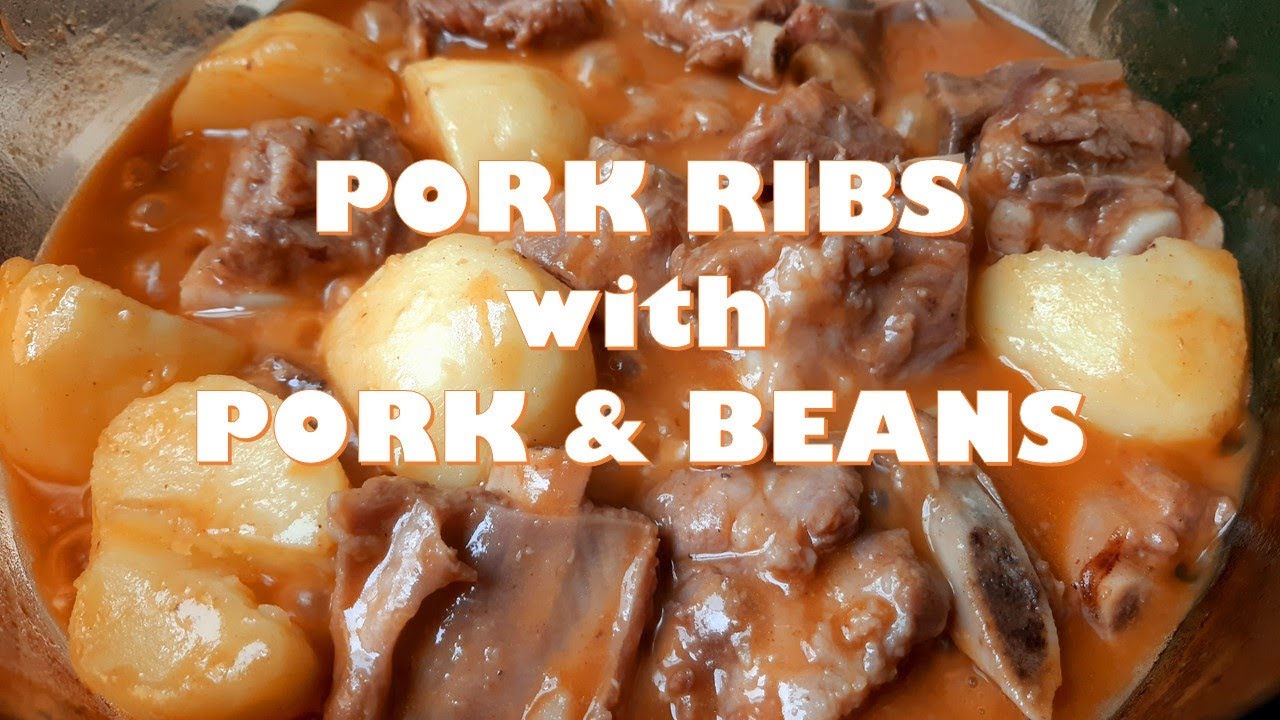 Pork Ribs With Pork & Beans