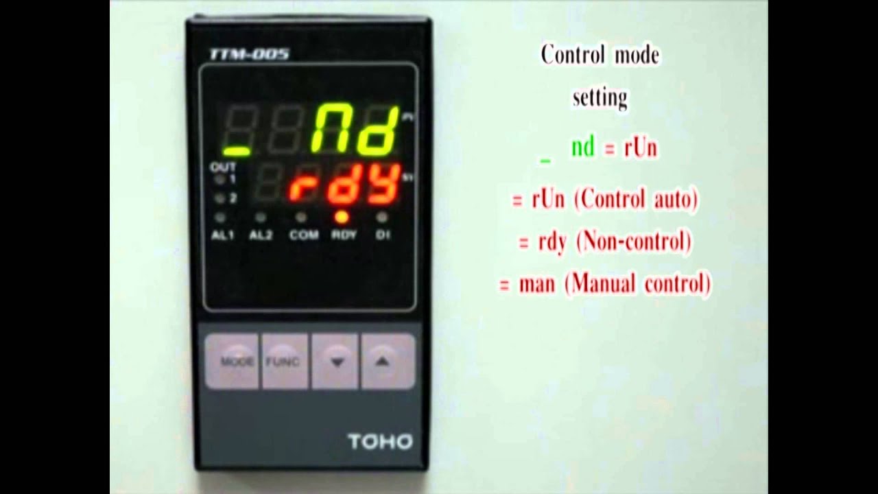 Manual Temperature Controller TOHO TTM 00 Series