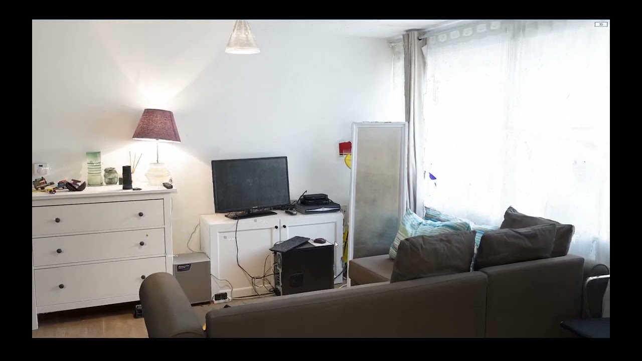 3d Photogrammetry scan of a studio flat - resolved in Reality Capture