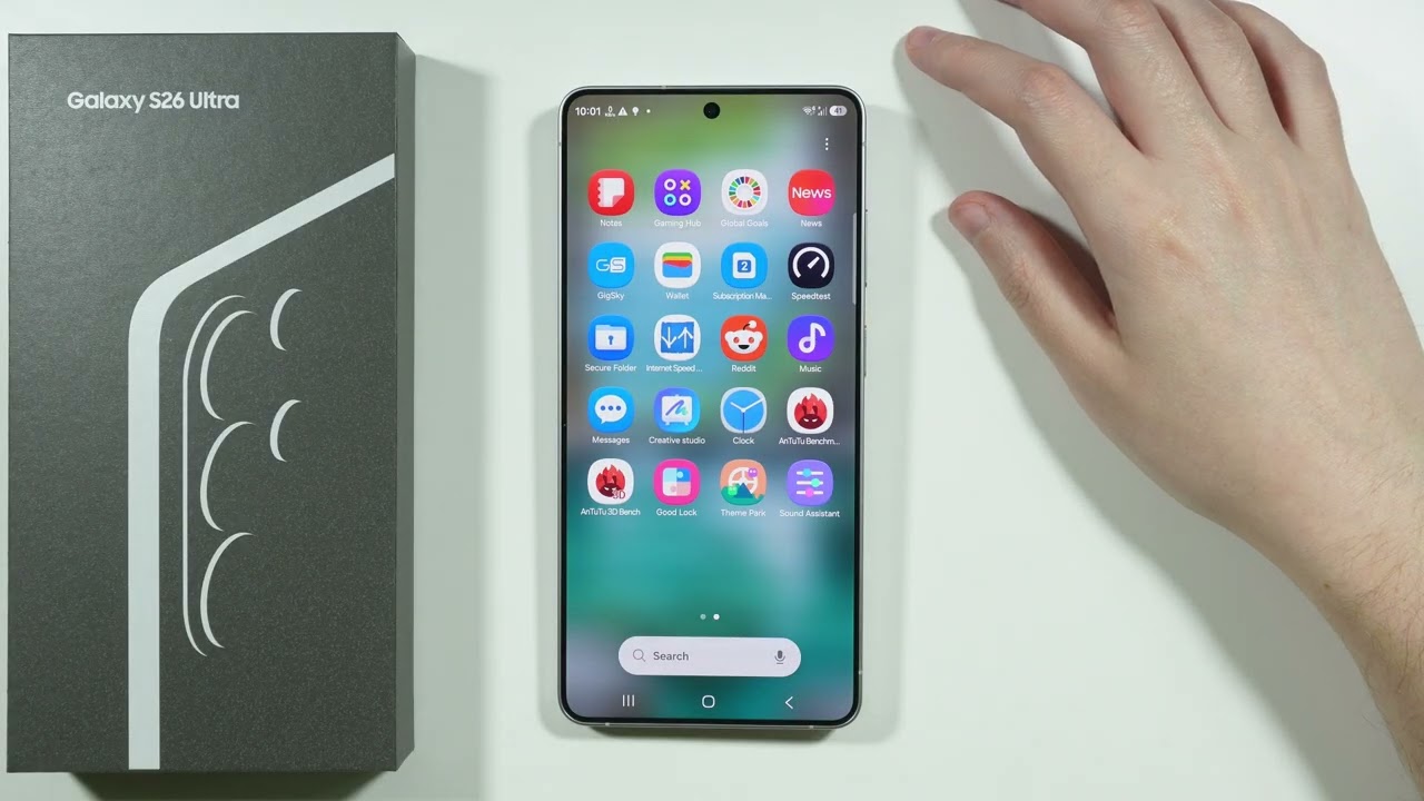 Samsung Galaxy S26 Ultra: Как удалить папку на экране приложений (в меню приложений)