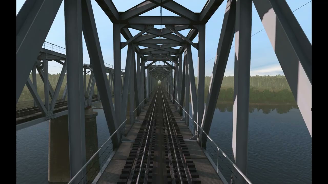 ЮГО-ЗАПАДНАЯ МАГИСТРАЛЬ - Главный ход. Демонстрация | Trainz 2019