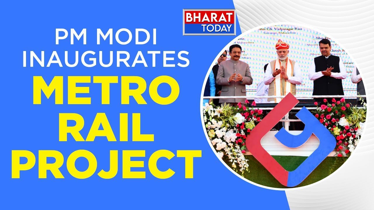 PM Modi inaugurates Metro Rail Project  | Pune | Bharat Today