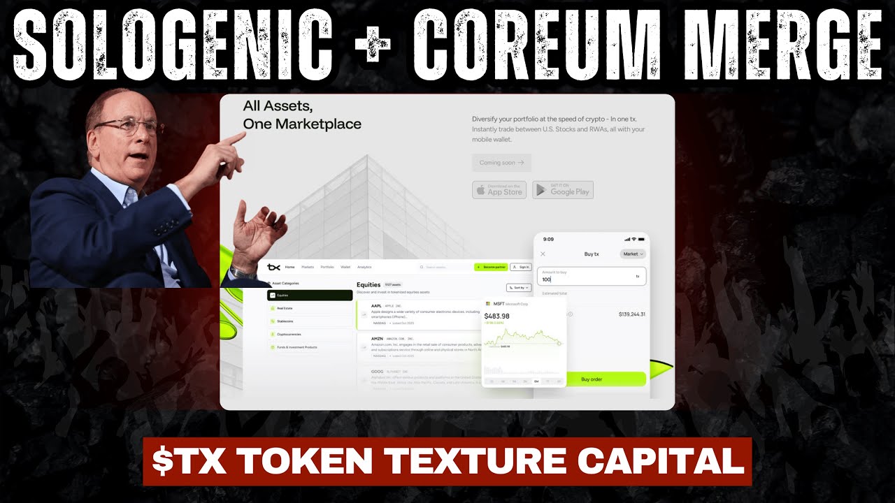 Sologenic и Coreum объединились в $TX &mdash; мощная платформа токенизации RWA, нацеленная на триллионы...