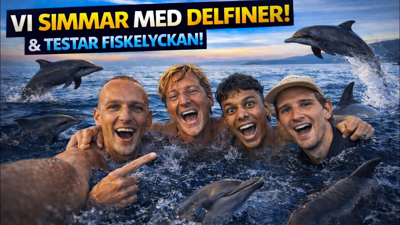SIMMADE MED VILDA DELFINER I BALI!!!