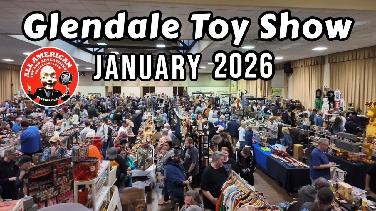 Toy Hunting at the GLENDALE TOY SHOW January 2026 | All American Toy & Advertising show