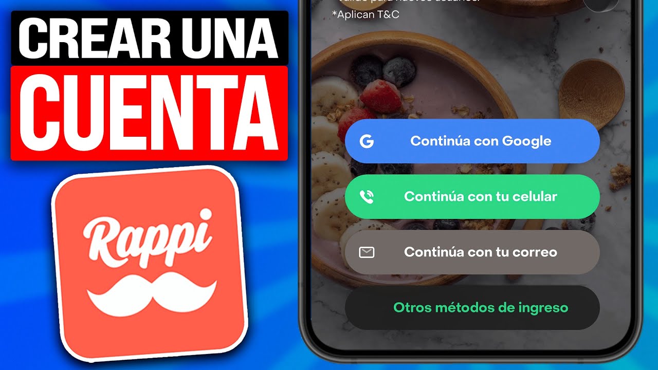 Cómo Crear una Cuenta en Rappi (2026) Paso a Paso