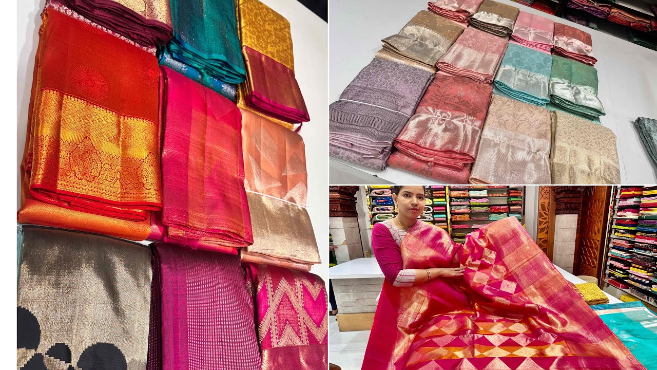The Chennai Silks 2Pcs Rs.2000 Wedding Gift Silk | Rose Silk Kanchipuram Pure Wedding Silk Sarees