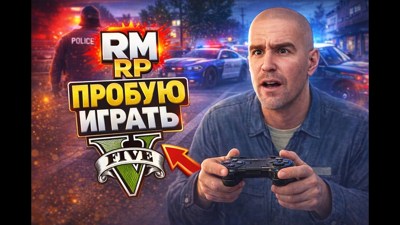 😱 Я ПОПРОБОВАЛ RMRP в GTA 5! Это БЫЛО Невероятно! 🚀