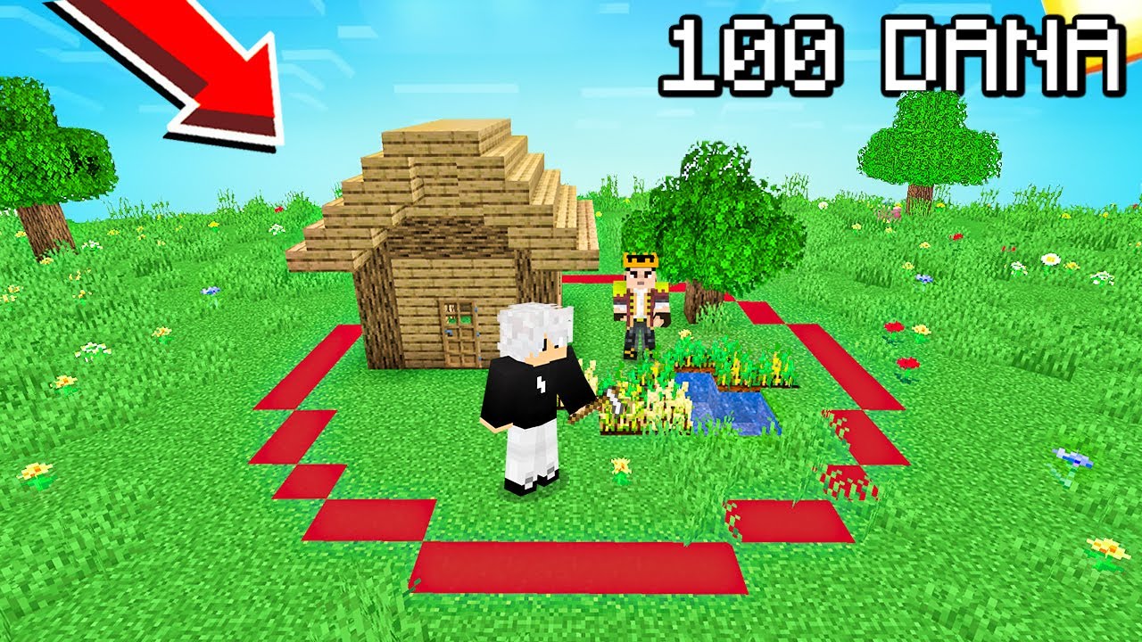 PRAVIMO NAŠU KUĆU I PREŽIVLJAVAMO 100 DANA U MINECRAFT KRUGU! :O ep.2