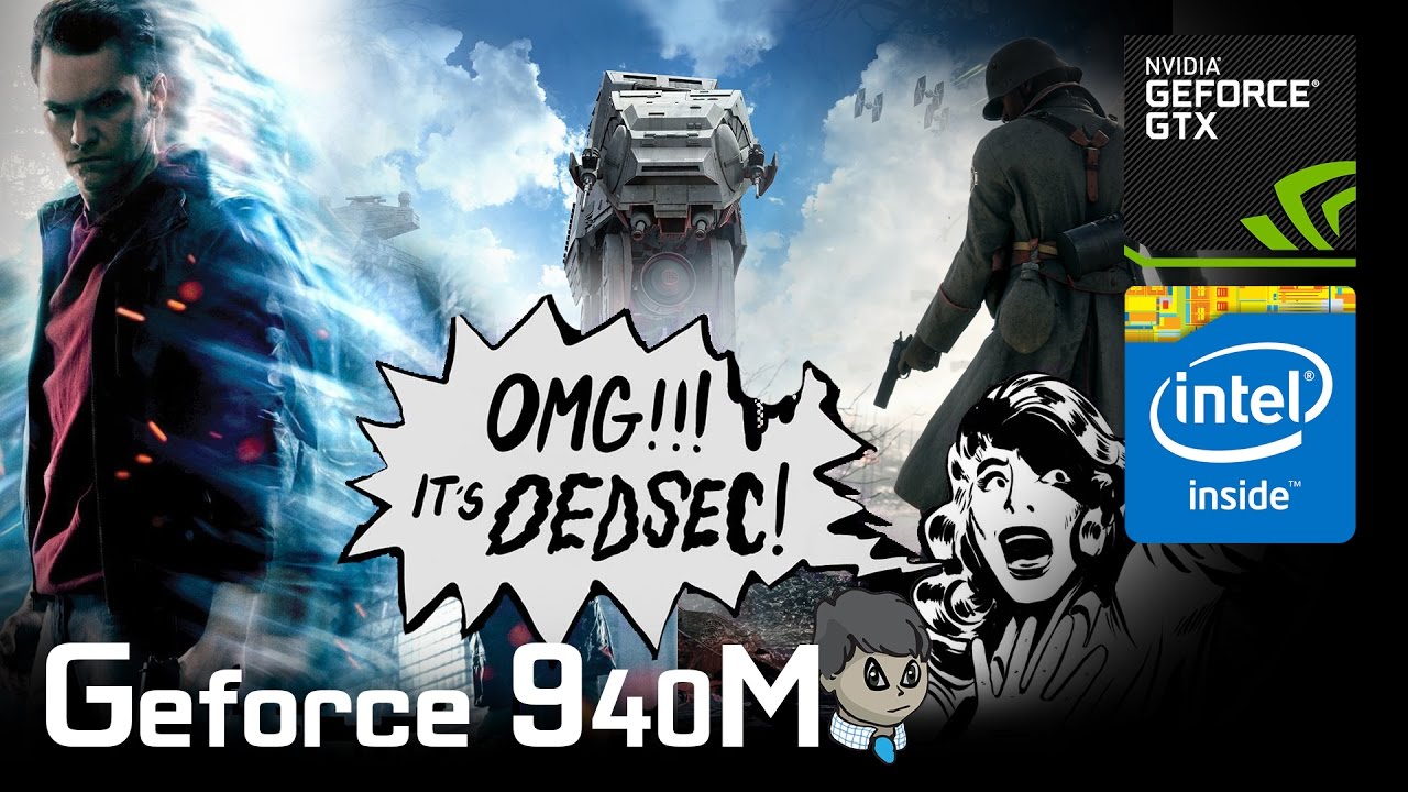 940M Gaming \ 15 Games in 10 Min \ 