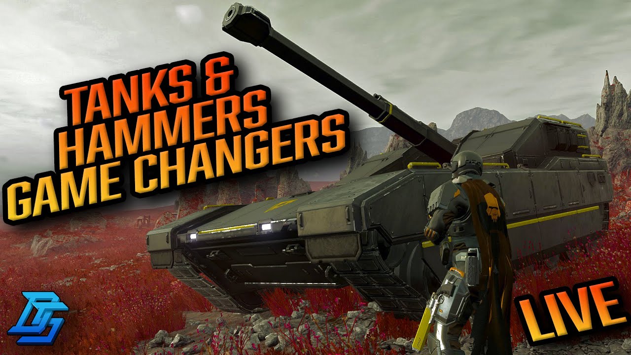 TANKS, HAMMERS AND HELLDIVERS IS BACK WITH PURE CHAOS FUN! LIVE! | Helldivers 2
