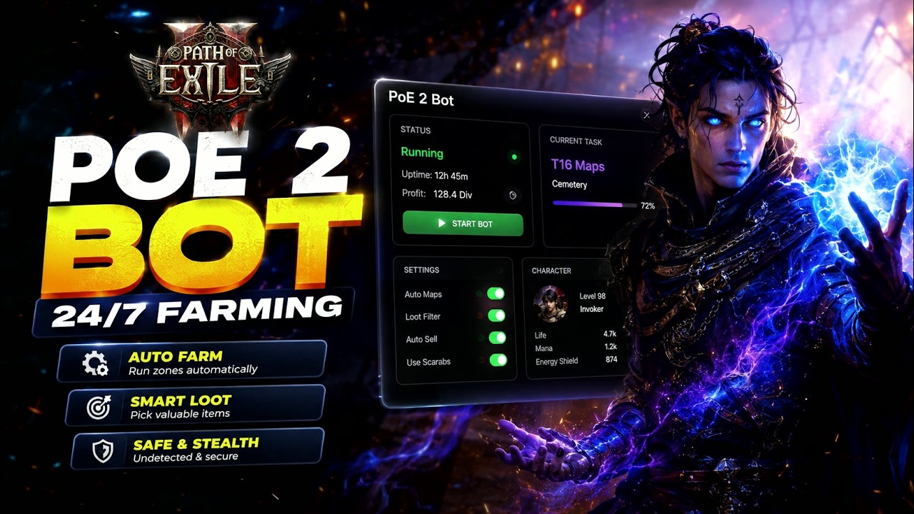 I Used The Best Free Path Of Exile 2 Bot in 2026! And Its Insane! | Poe 2 AutoBot