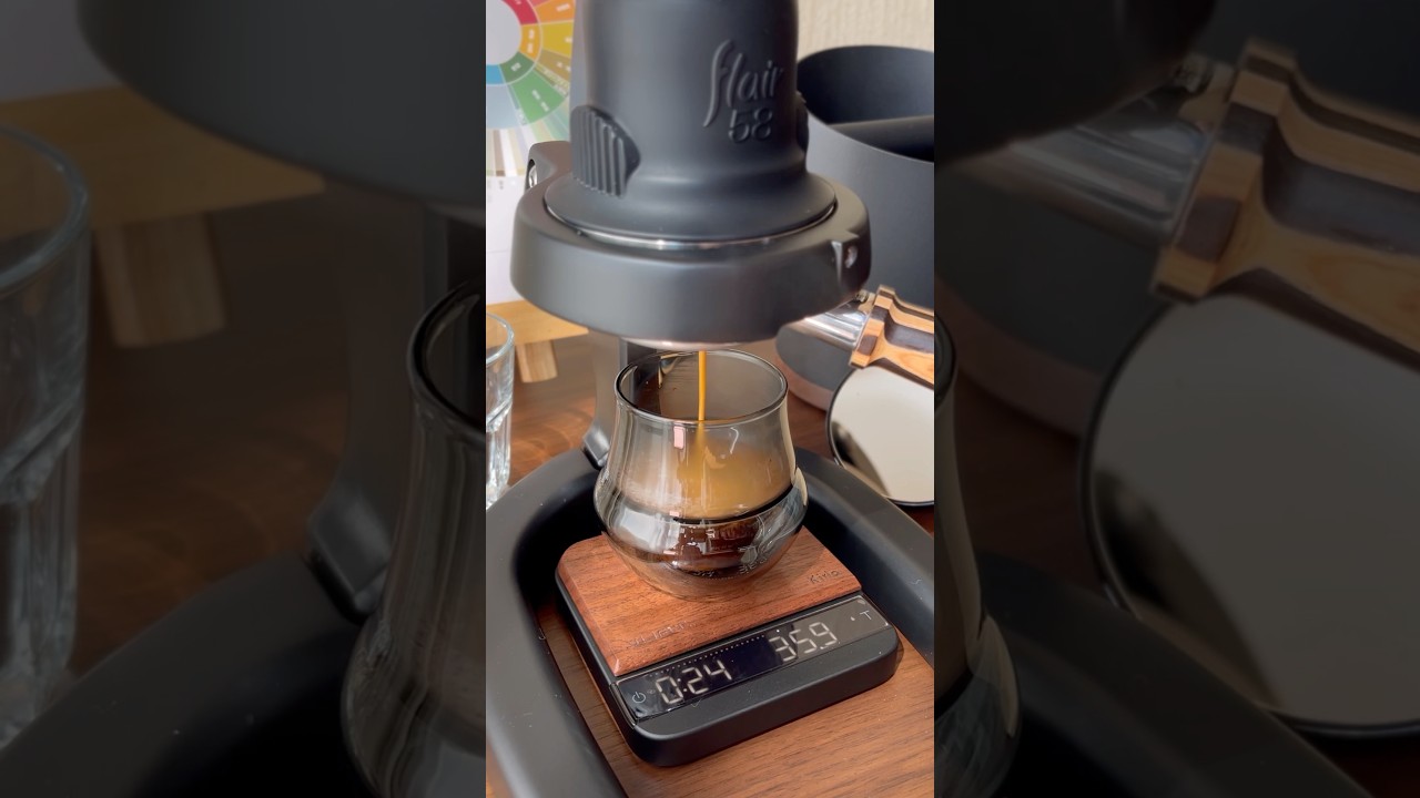 Uncle's espresso time&hellip;Flair58  PESADO 58.5 Barista tools #coffee #espresso