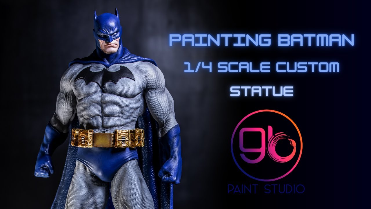 Painting Batman - 1/4 Scale Custom Statue - Dipingere Batman - DC