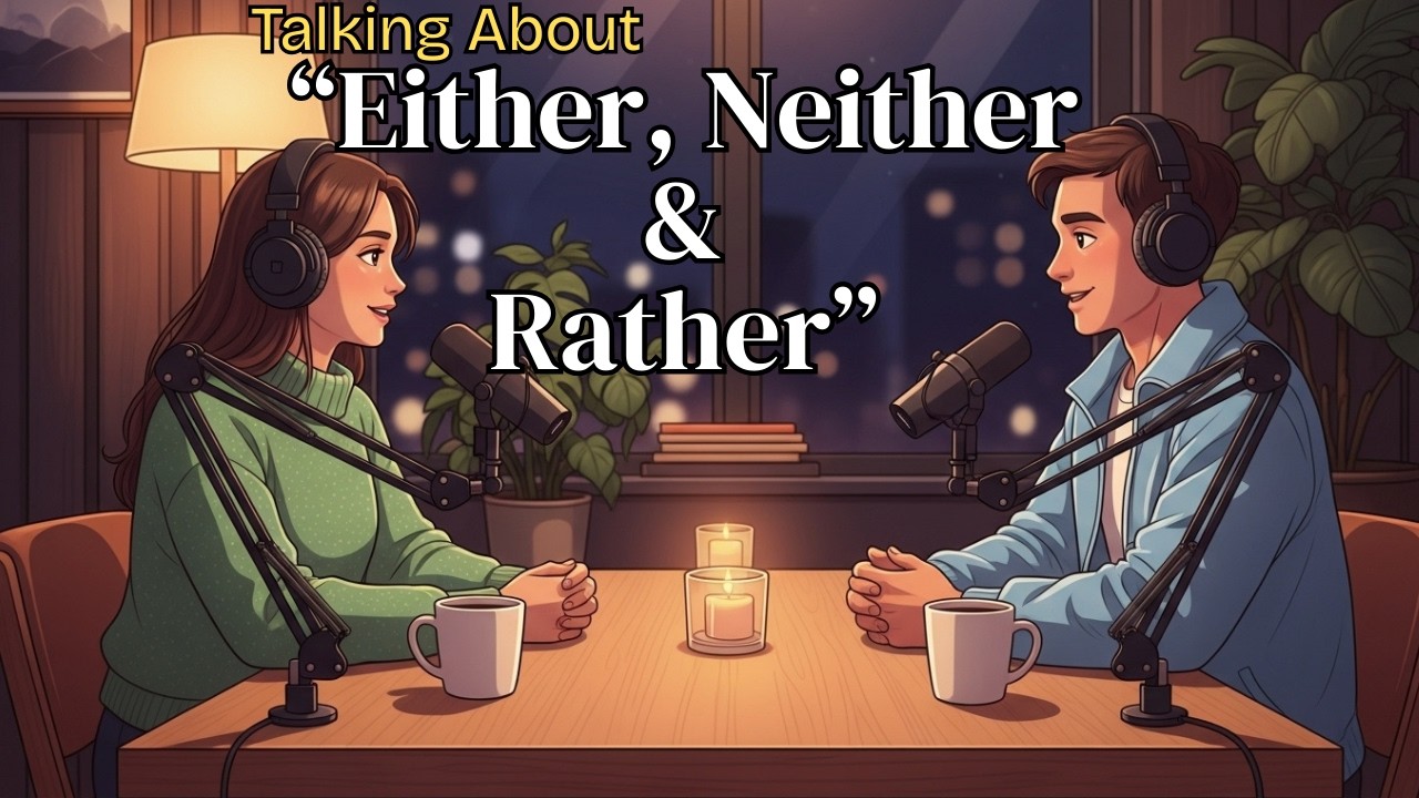 Learn How To Use Either, Neither & Rather in English | Daily Conversation  for Beginners in English