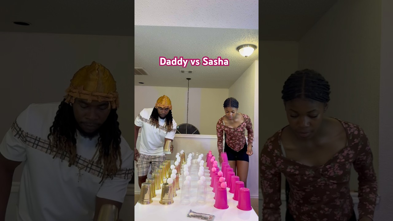 Daddy & Daughter game challenge #family #game #challenge #daddydaughter #love #usa #activity #fun