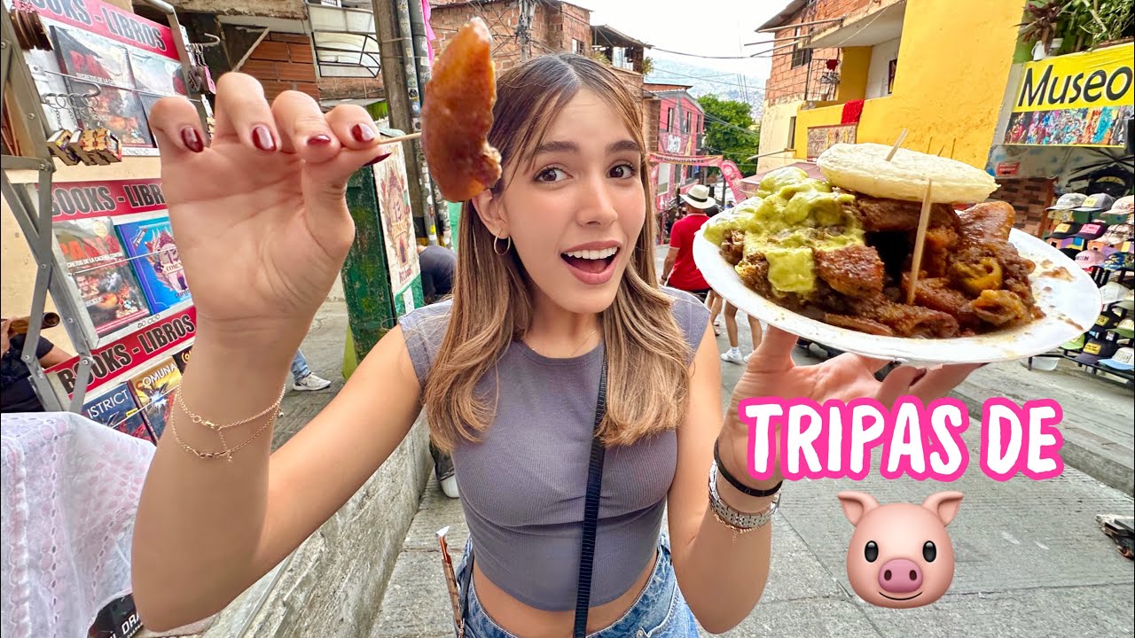 Probando COMIDA CALLEJERA en COLOMBIA 🇨🇴 | ¿Comen de TODO?