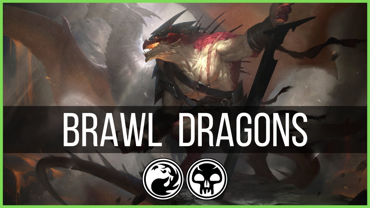 Brawl | Rakdos Dragons Rivaz & Hellkite | Standard Deck Commander | MTGA