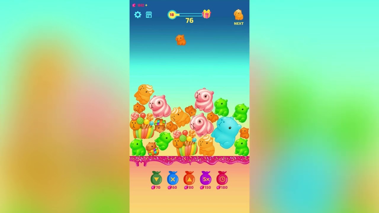 Capybara Candy Merge Bakery &ndash; A Relaxing ASMR Experience