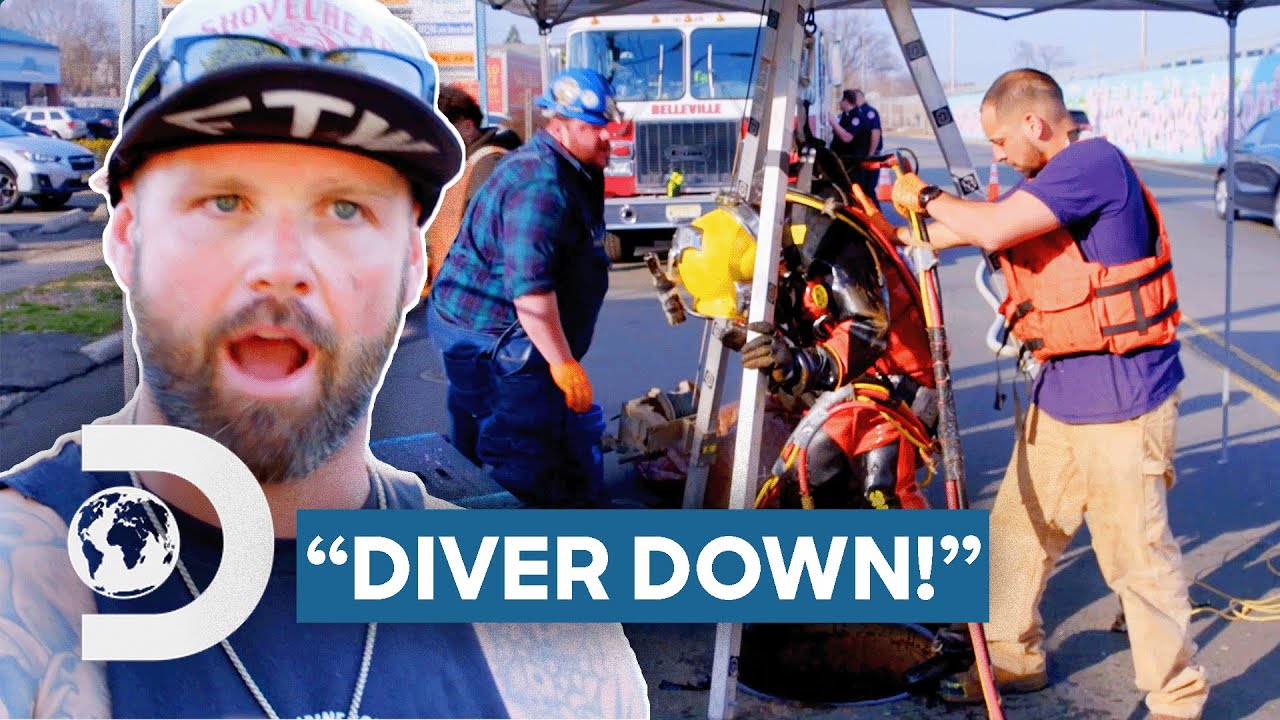 Diver Gets Pushed Back By Sewage When He Removes Blockage! | Sewer Divers