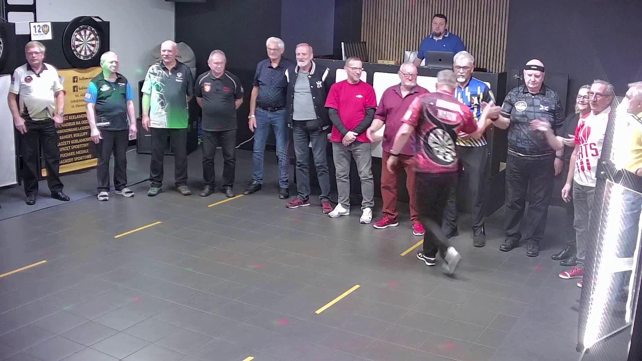 VI Mistrzostwa Polski w Dart 60+Mikołów 2025 OTWARCIE TURNIEJU - klub Q-POINT