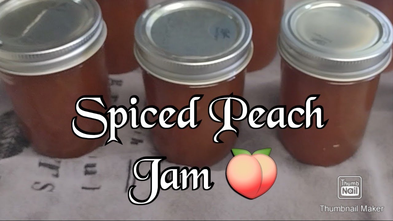 Spiced Peach Jam 🍑