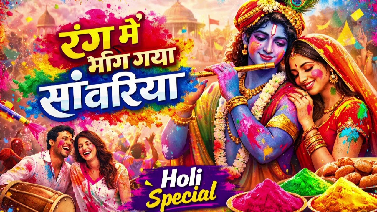 रंग में भीगी सांवरिया | होली स्पेशल भजन 2026