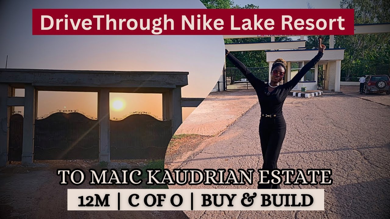 Evening Drive Through Nike Lake Resort to ENUGU’S  Fastest Profitable Estate
