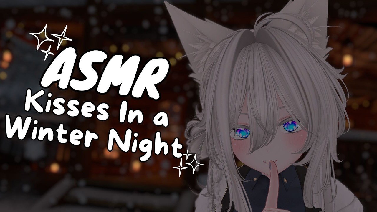 ASMR Wolfgirl Gives Kisses While Caressing You ❄️ [Kisses, Heartbeats. Sniff]