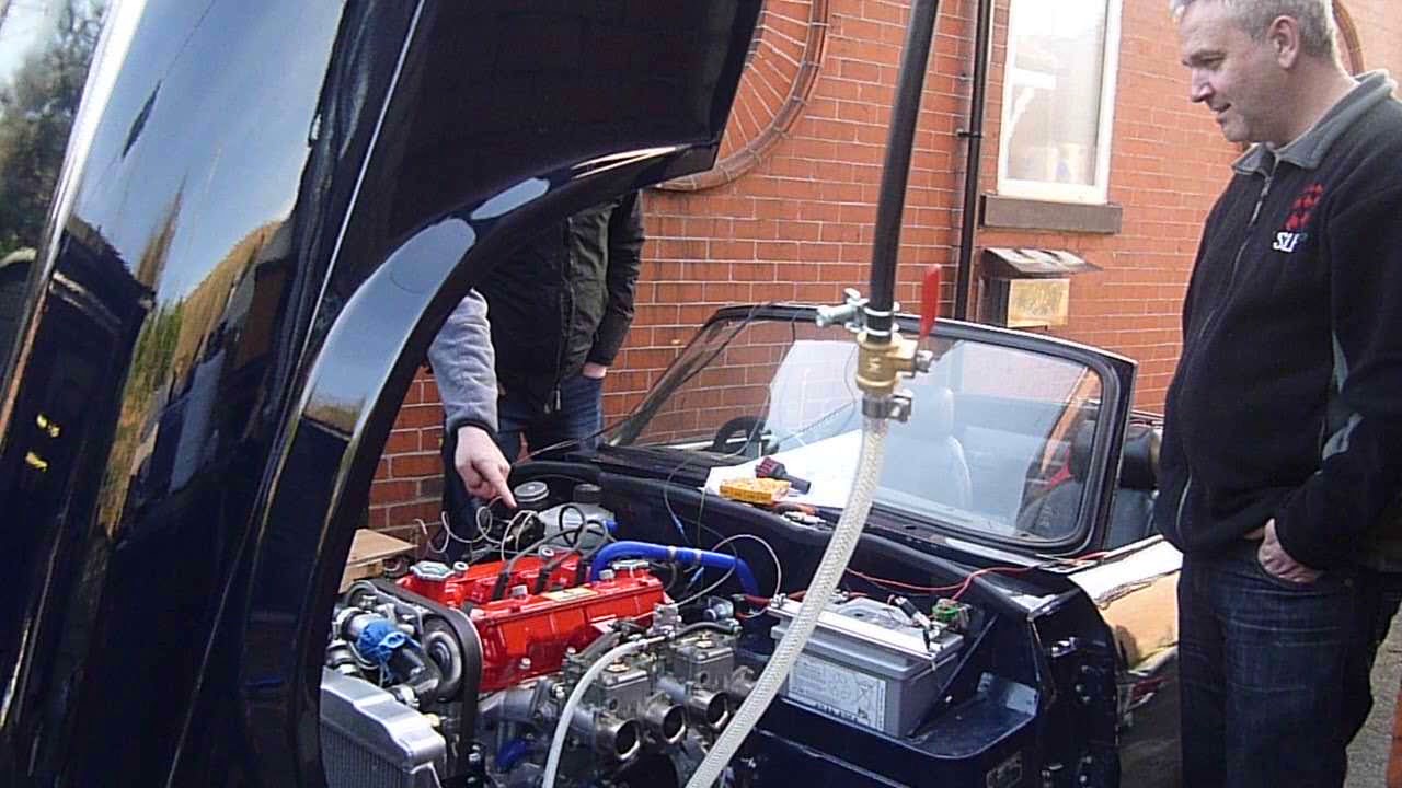TwinCam Spitfire first start in 15 years