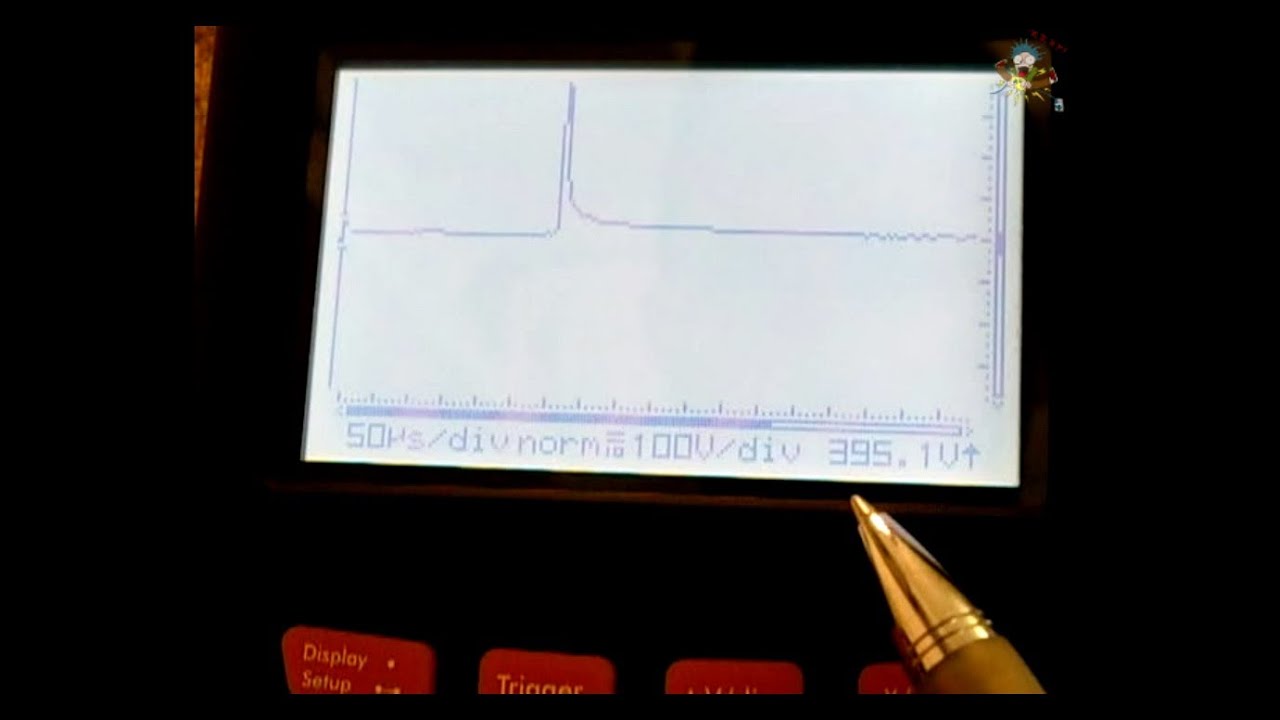 Back EMF High Voltage Spikes on the Oscilloscope - Part 1