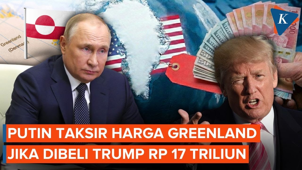 Putin Taksir Harga Greenland jika Dibeli Trump Capai Rp 17 Triliun