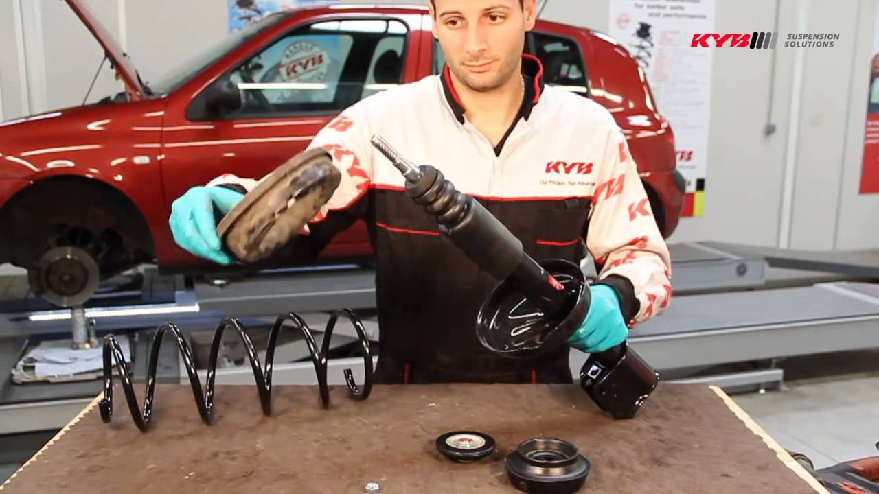 How to Replace Front Shock Absorbers: Renault Clio ll, Thalia I, Symbol I