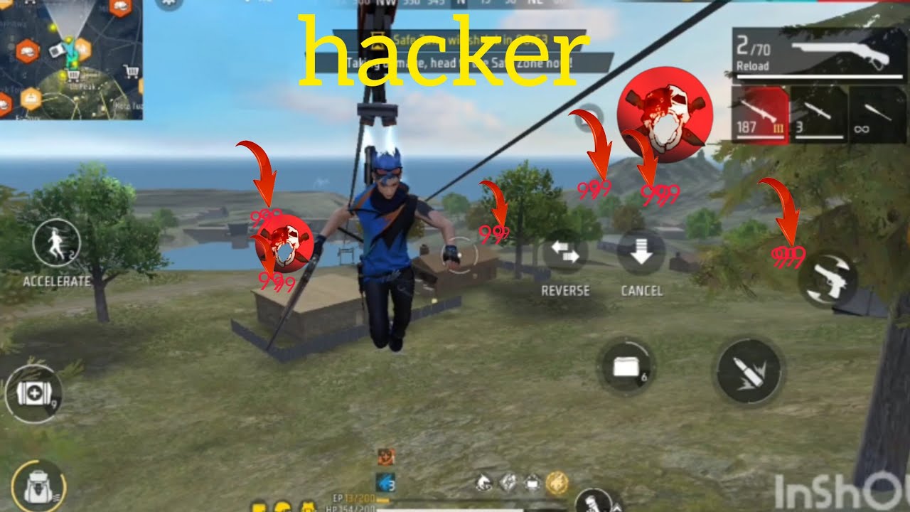 Hacker gameplay in Barumada 😱#totalgaming #desigamer #m1887headshot  #jectobject #garenafreefire 