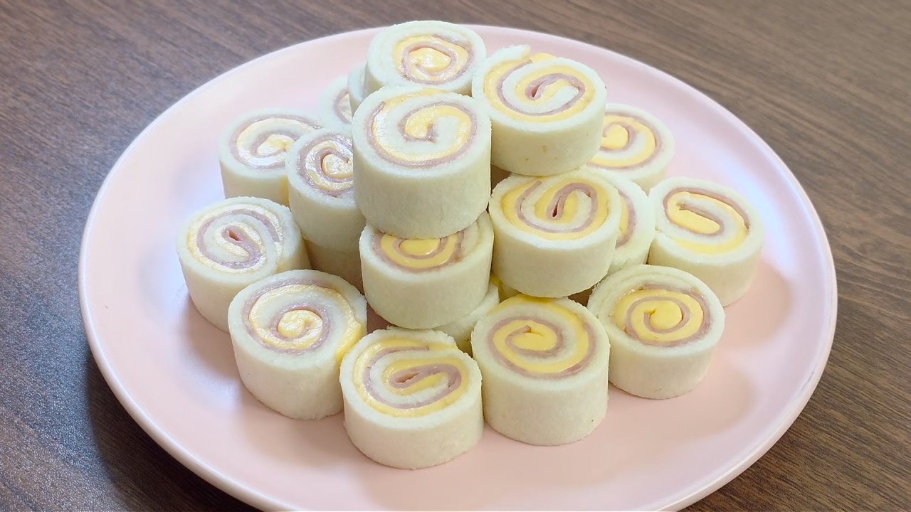 한 입에 쏙! 간단한데 모양도 예쁜 롤 샌드위치 만들기 🥪✨