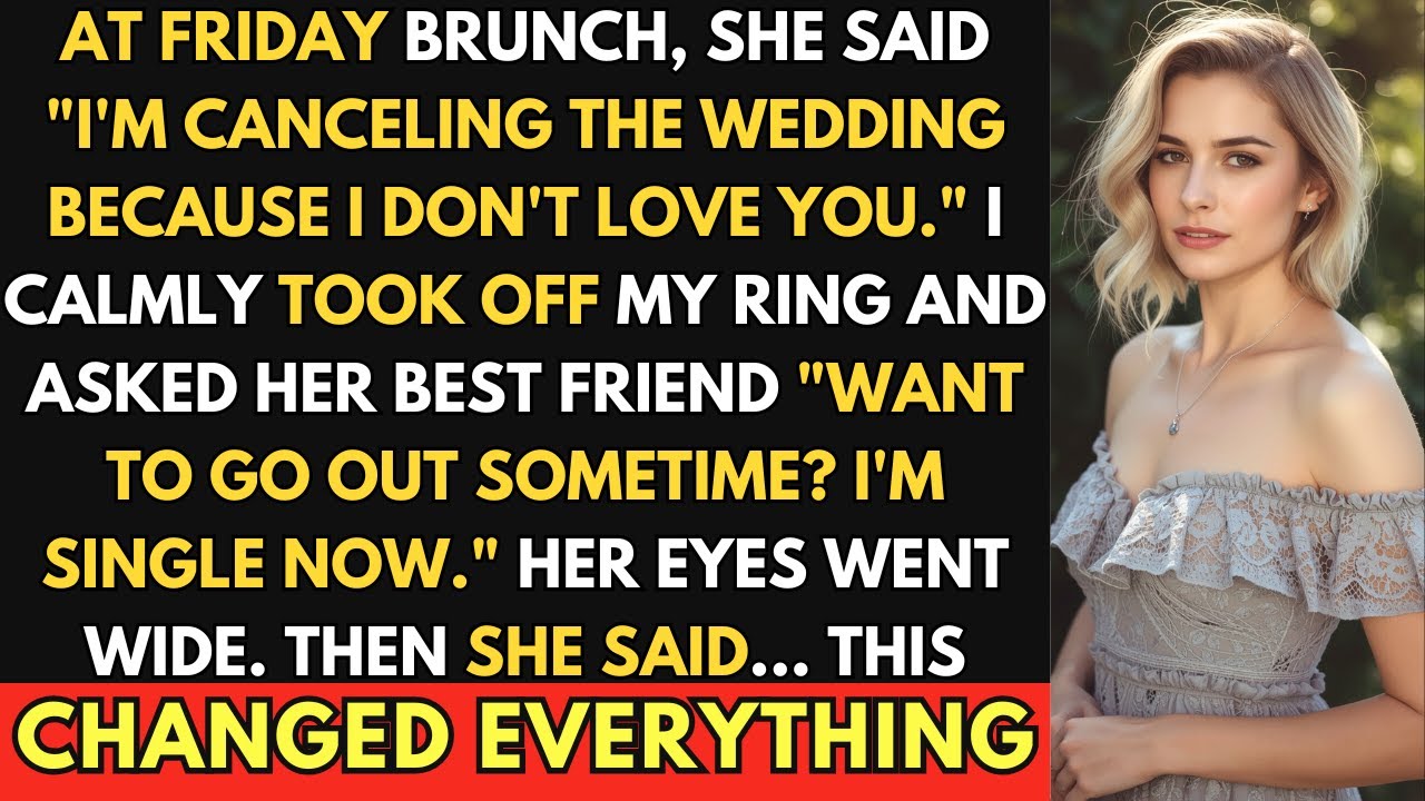 At Friday brunch, she said 