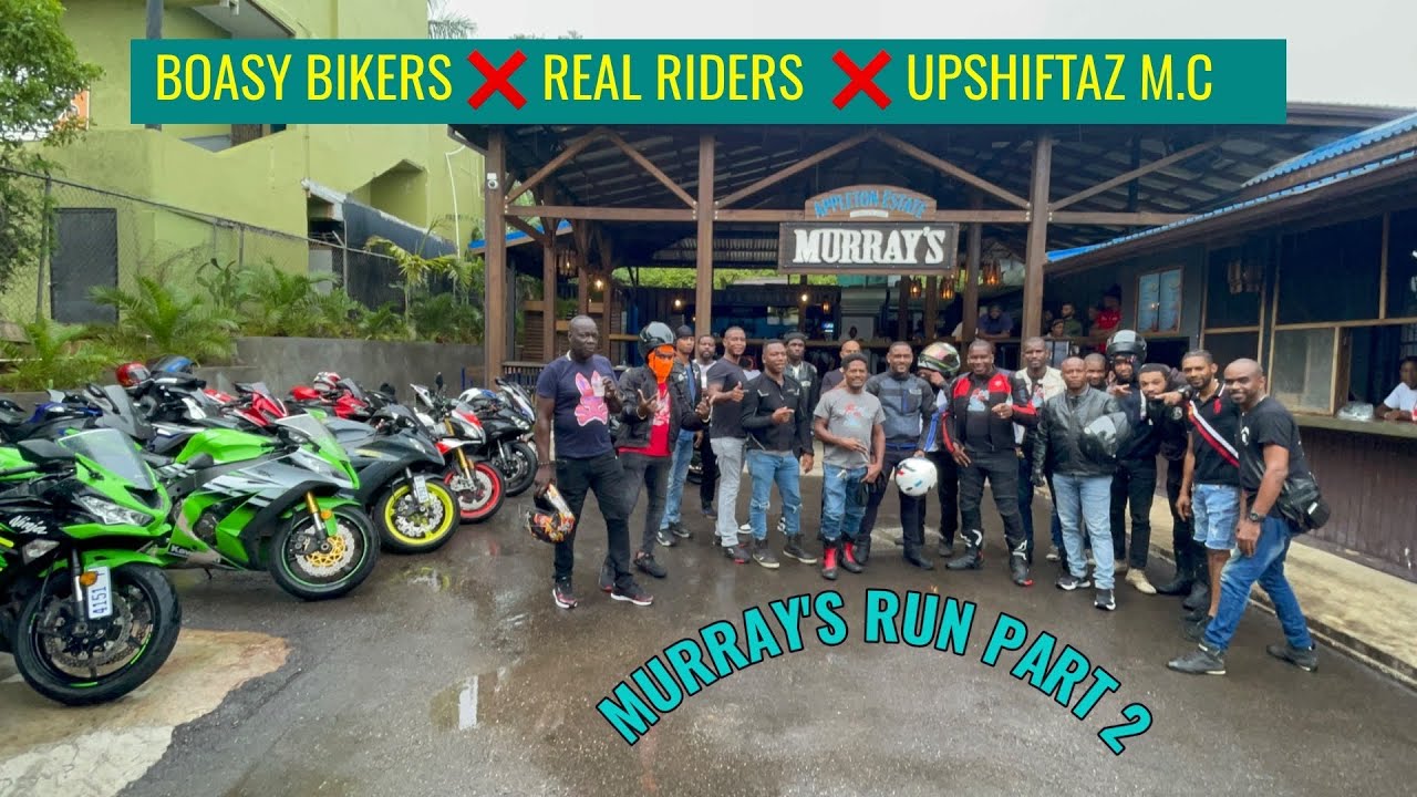 BOASY BIKERS, RealRiders, UpshifterzMC ride to Mandeville 🇯🇲 | Motorcycle Crash, #BikeLife in 🇯🇲