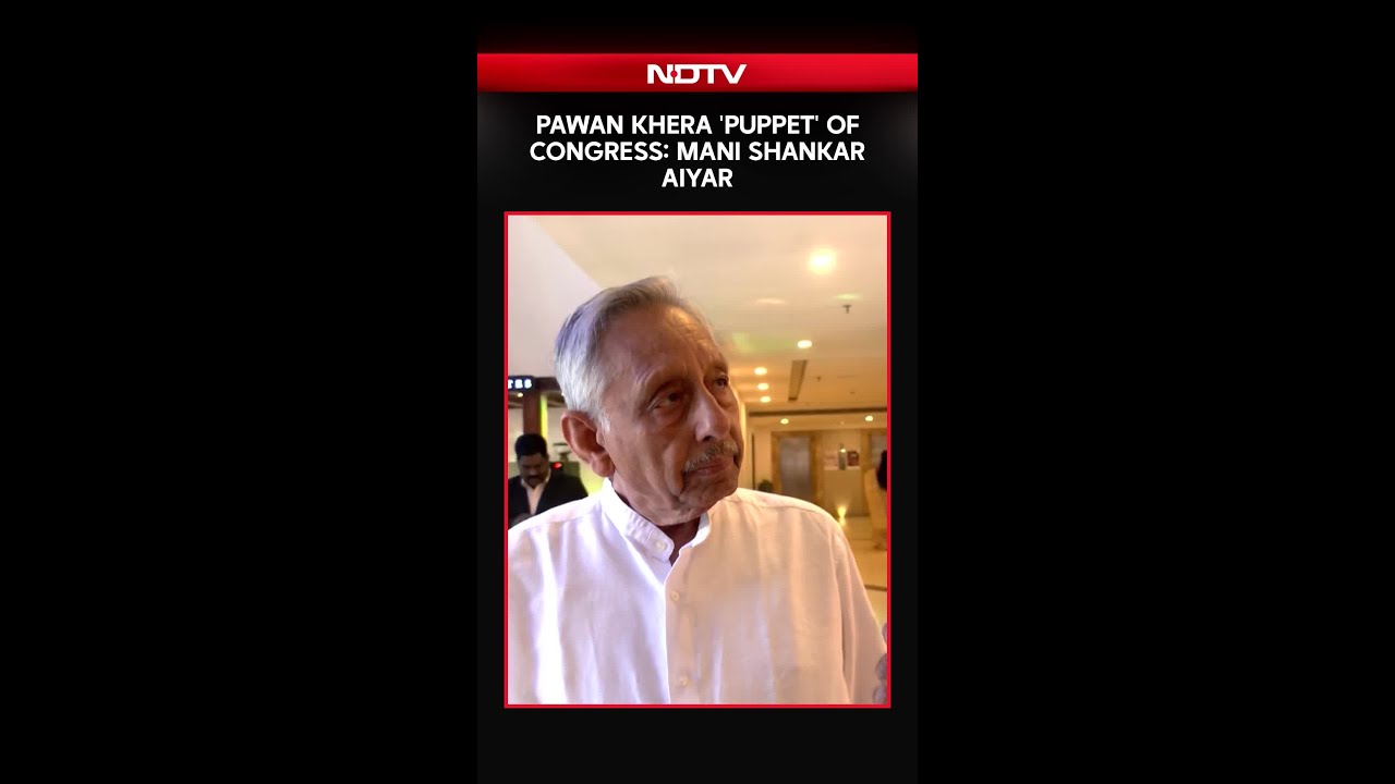 Pawan Khera 'Puppet' Of Congress: Mani Shankar Aiyar
