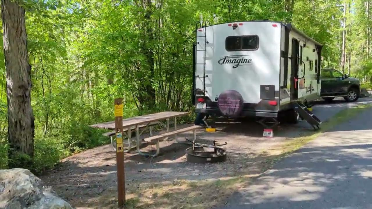 If you're camping at Whitefish Lake State Campground, MT,  this is a must see.  Site by site review.