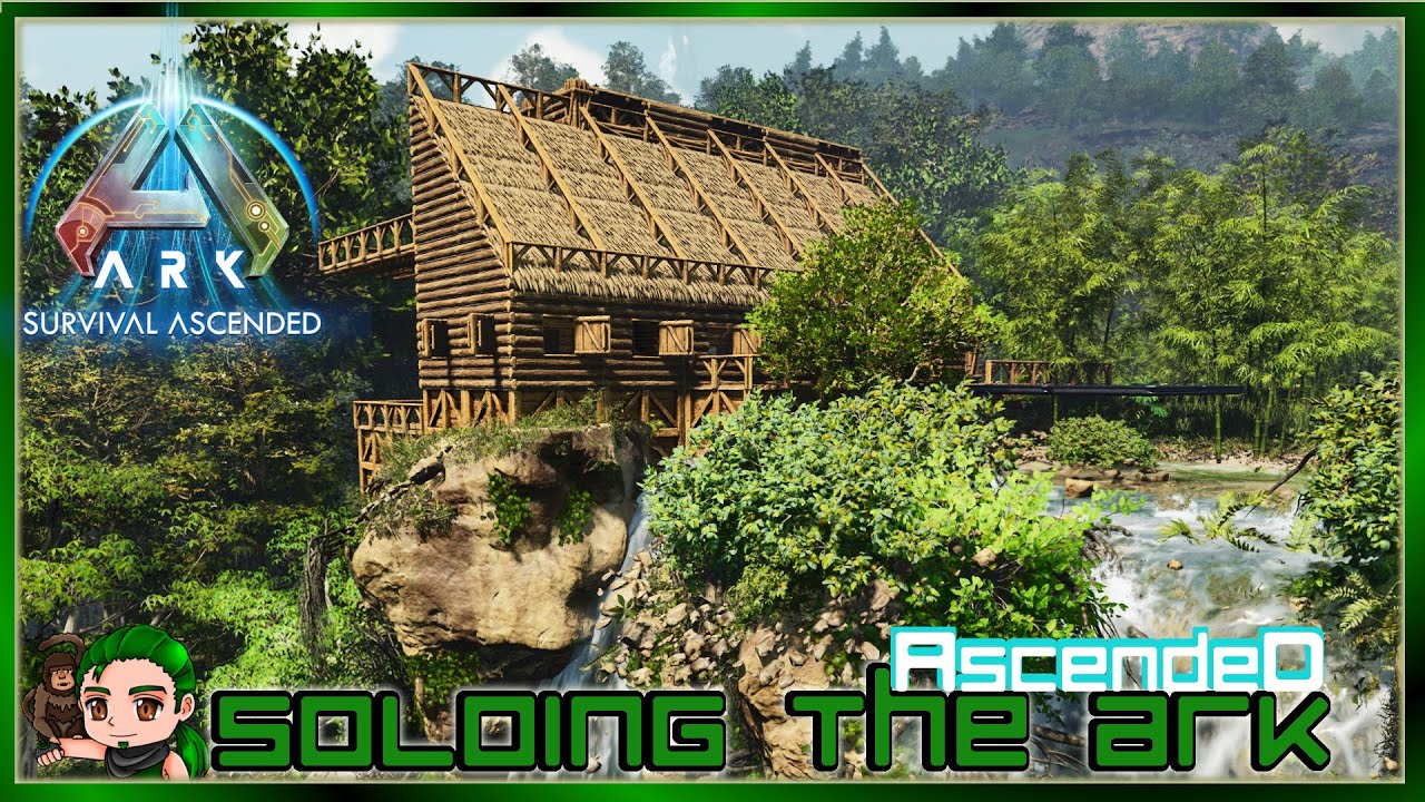 Building a Waterfall Base - Soloing the Ark Ascended 15