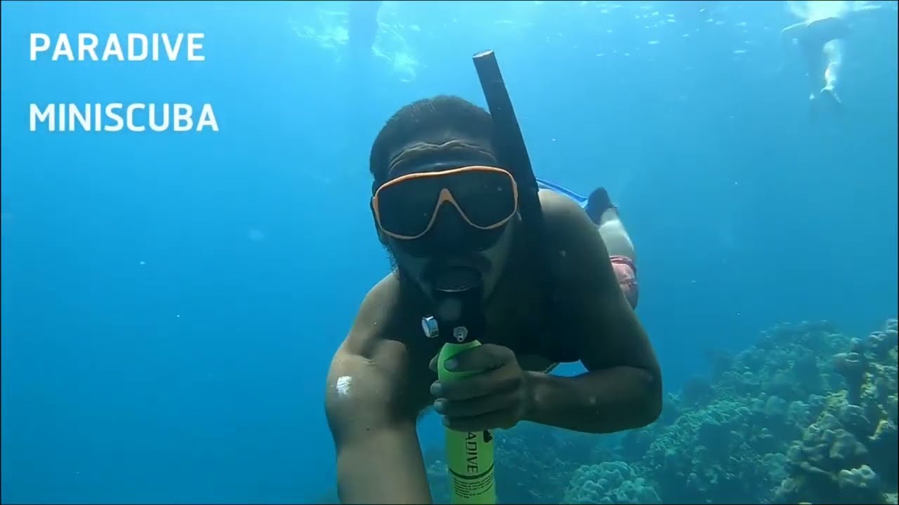 ถังดำน้ำพกพา Paradive MINI SCUBA รุ่น อัพเกรด