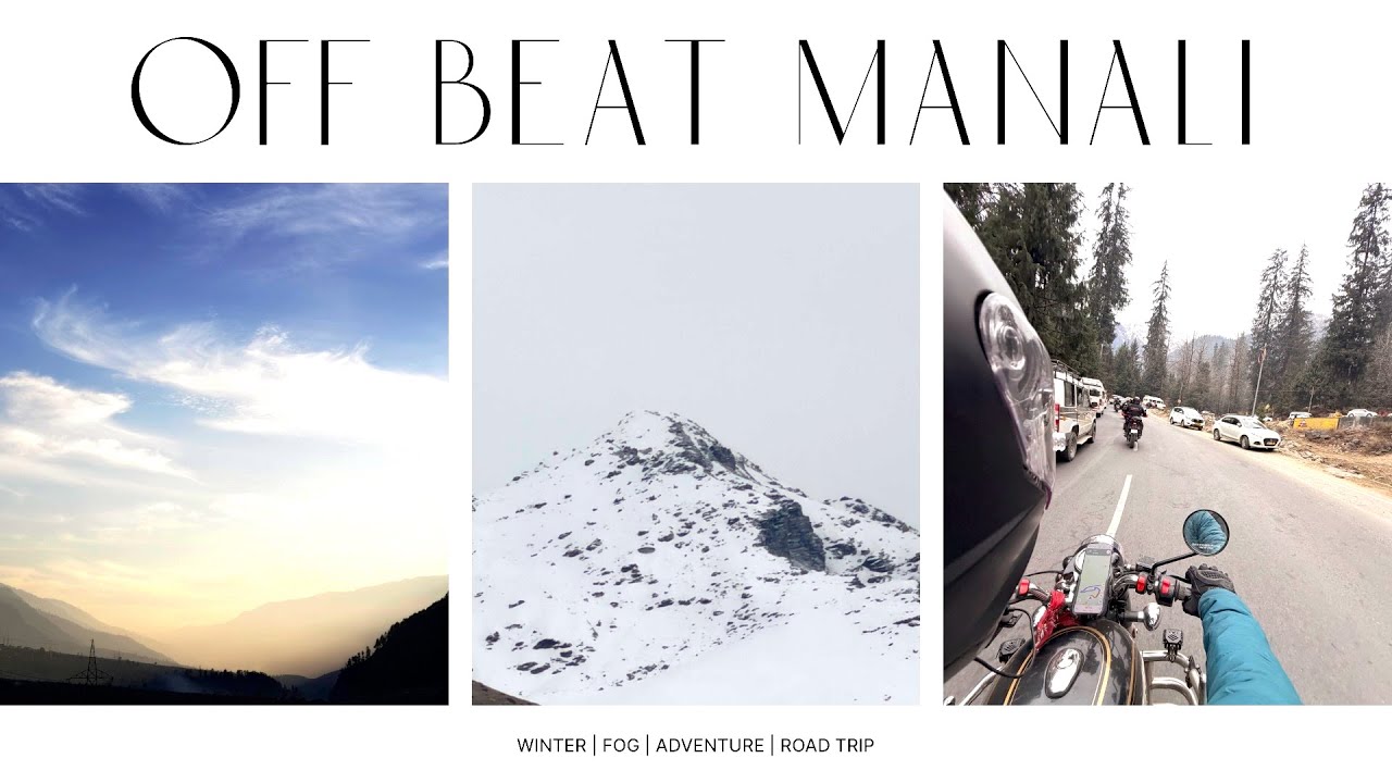 Manali explore kiya without traffic and rush😎 snowfall dikhi? Waapas aana hua mushkil😭
