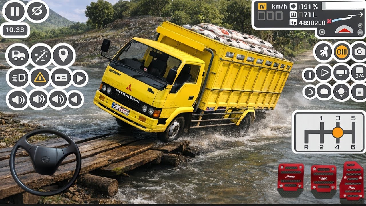 TRUK RAGASA MINIMALIS OLENG PARAH DI JALUR PEDALAMAN